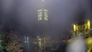 Archived webcam image showing View of Clusaz village on 24 Oct 2026 at 07:36