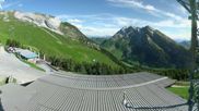 Archived webcam image showing Crêt du Loup (1864m) on 14 Jun 2026 at 18:41