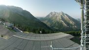 Archived webcam image showing Crêt du Loup (1864m) on 30 Jul 2026 at 08:37