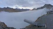 Archived webcam image showing Col de La Traversette on 10 Sep 2026 at 07:42