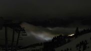 Archiviertes Webcam Bild: Peisey Vallandry - Bergstation Sessellift Clocheret am 13.04.2026 um 02:22 Uhr