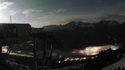 Archived webcam image showing Peisey Vallandry - Top station chairlift Clocheret on 29 Apr 2026 at 04:06