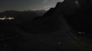 Archived webcam image showing Peisey Vallandry - Top station chairlift Clocheret on 5 Aug 2026 at 02:21