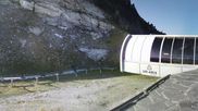 Archived webcam image showing Peisey Vallandry - Top station chairlift Clocheret on 5 Aug 2026 at 08:21