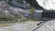Archived webcam image showing Peisey Vallandry - Top station chairlift Clocheret on 5 Aug 2026 at 14:21