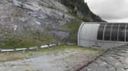 Archived webcam image showing Peisey Vallandry - Top station chairlift Clocheret on 5 Aug 2026 at 18:21