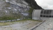 Archived webcam image showing Peisey Vallandry - Top station chairlift Clocheret on 5 Aug 2026 at 20:21