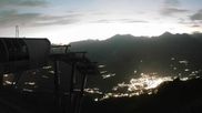 Archived webcam image showing Peisey Vallandry - Top station chairlift Clocheret on 5 Aug 2026 at 22:21