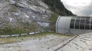 Archiviertes Webcam Bild: Peisey Vallandry - Bergstation Sessellift Clocheret am 11.08.2026 um 14:02 Uhr
