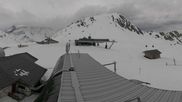 Archiviertes Webcam Bild: Les Arcs - Bergstation Sessellift Arcabulle am 12.04.2026 um 20:01 Uhr