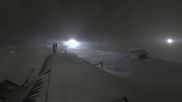 Archived webcam image showing Les Arcs - top station chairlift Arcabulle on 12 May 2026 at 02:09