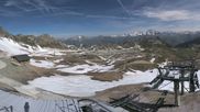 Archived webcam image showing Les Arcs - top station chairlift Arcabulle on 16 Jun 2026 at 10:07