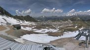 Archived webcam image showing Les Arcs - top station chairlift Arcabulle on 16 Jun 2026 at 14:07