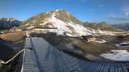 Archiviertes Webcam Bild: Les Arcs - Bergstation Sessellift Arcabulle am 19.06.2026 um 07:15 Uhr