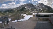 Archiviertes Webcam Bild: Les Arcs - Bergstation Sessellift Arcabulle am 19.06.2026 um 12:15 Uhr