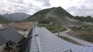 Archived webcam image showing Les Arcs - top station chairlift Arcabulle on 31 Jul 2026 at 16:48