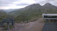 Archived webcam image showing Les Arcs - top station chairlift Arcabulle on 31 Jul 2026 at 20:48
