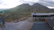 Archived webcam image showing Les Arcs - top station chairlift Arcabulle on 16 Sep 2026 at 07:49