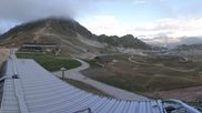 Archived webcam image showing Les Arcs - top station chairlift Arcabulle on 16 Sep 2026 at 08:49