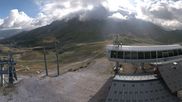 Archived webcam image showing Les Arcs - top station chairlift Arcabulle on 16 Sep 2026 at 10:49