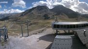 Archived webcam image showing Les Arcs - top station chairlift Arcabulle on 16 Sep 2026 at 12:49