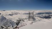 Archived webcam image showing Peisey Vallandry - Top station cable car L`Aiguille Rouge on 12 May 2026 at 16:09
