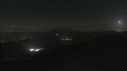 Archived webcam image showing Peisey Vallandry - Top station cable car L`Aiguille Rouge on 10 Aug 2026 at 04:24