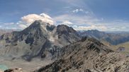 Archived webcam image showing Peisey Vallandry - Top station cable car L`Aiguille Rouge on 5 Sep 2026 at 14:55