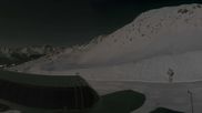 Archiviertes Webcam Bild: Peisey Vallandry - Bergstation Sessellift Grizzly am 27 Feb 2026 um 02:16 Uhr