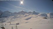 Archived webcam image showing Col du Joly: Les Contamines Montjoie on Feb 26, 2026 at 10:17 AM