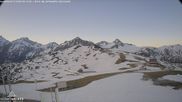 Archived webcam image showing Col du Joly: Les Contamines Montjoie on 24 May 2026 at 06:08
