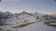 Archived webcam image showing Col du Joly: Les Contamines Montjoie on 24 May 2026 at 07:08