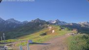 Archived webcam image showing Col du Joly: Les Contamines Montjoie on 13 Jun 2026 at 07:05