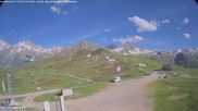 Archived webcam image showing Col du Joly: Les Contamines Montjoie on 13 Jun 2026 at 18:05