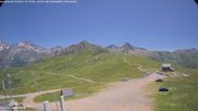 Archived webcam image showing Col du Joly: Les Contamines Montjoie on 5 Jul 2026 at 14:14