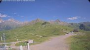 Archived webcam image showing Col du Joly: Les Contamines Montjoie on 5 Jul 2026 at 18:14