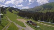 Archived webcam image showing L'Etape: Les Contamines on 19 Jun 2026 at 14:41