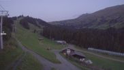 Archived webcam image showing L'Etape: Les Contamines on 16 Aug 2026 at 06:53
