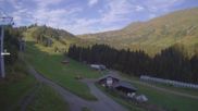 Archived webcam image showing L'Etape: Les Contamines on 16 Aug 2026 at 08:53