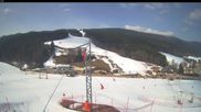 Archived webcam image showing Meaudre Slope and lift on 7 Mar 2026 at 12:17