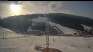 Archived webcam image showing Meaudre Slope and lift on 7 Mar 2026 at 16:17