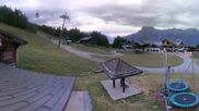 Archived webcam image showing St. Gervais, Le Bettex area on 20 Aug 2026 at 07:18