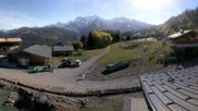 Archived webcam image showing St. Gervais, Le Bettex area on 15 Oct 2026 at 12:16