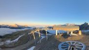 Archived webcam image showing Orcieres 1850 - Top station chairlift Drouvet on 5 Jun 2026 at 06:39