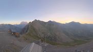 Archived webcam image showing Orcieres 1850 - Top station chairlift Drouvet on 27 Jul 2026 at 07:58