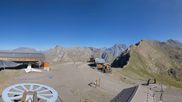 Archived webcam image showing Orcieres 1850 - Top station chairlift Drouvet on 27 Jul 2026 at 10:58