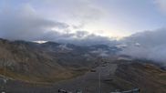 Archived webcam image showing Orcieres 1850 - Top station chairlift Drouvet on 6 Oct 2026 at 08:03