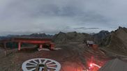 Archived webcam image showing Orcieres 1850 - Top station chairlift Drouvet on 28 Oct 2026 at 02:36
