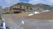 Archived webcam image showing Orcieres 1850 - Village on 1 May 2026 at 12:12