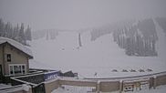 Archived webcam image showing Marmot Basin - Mid Mountain on 28 Mar 2026 at 14:37
